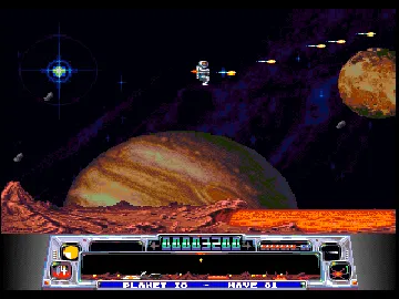 Super Dropzone - Intergalactic Rescue Mission (EU) screen shot game playing